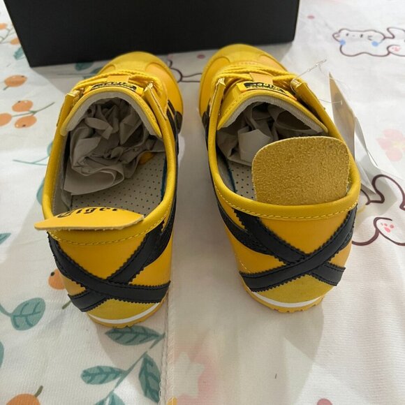 Onitsuka Tiger By Asics Mexico 66 Yellow Black Sneakers - Picture 3 of 5